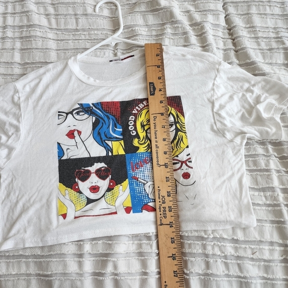 Good vibes cropped graphic tee shirt - Picture 6 of 6